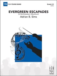 Evergreen Escapades Concert Band sheet music cover Thumbnail